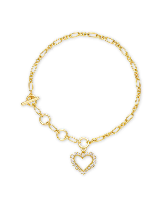 Kendra Scott Ari Heart Crystal Delicate Bracelet