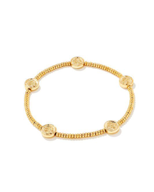 Kendra Scott Dira Coin Stretch Bracelet Gold