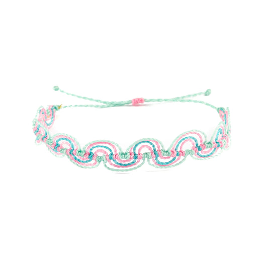 Nica Life Wave Macrame Anklets