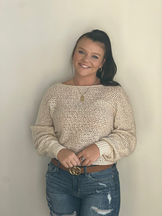 Nora Natural Knit Sweater