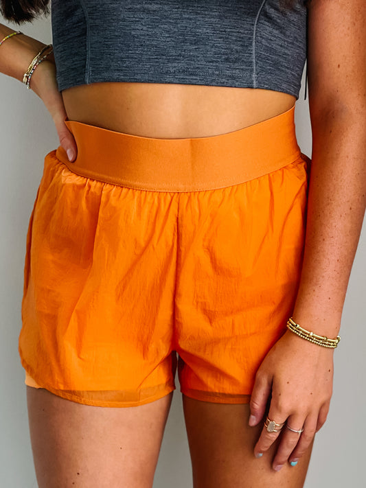 Lyla Layered Spandex Split Shorts