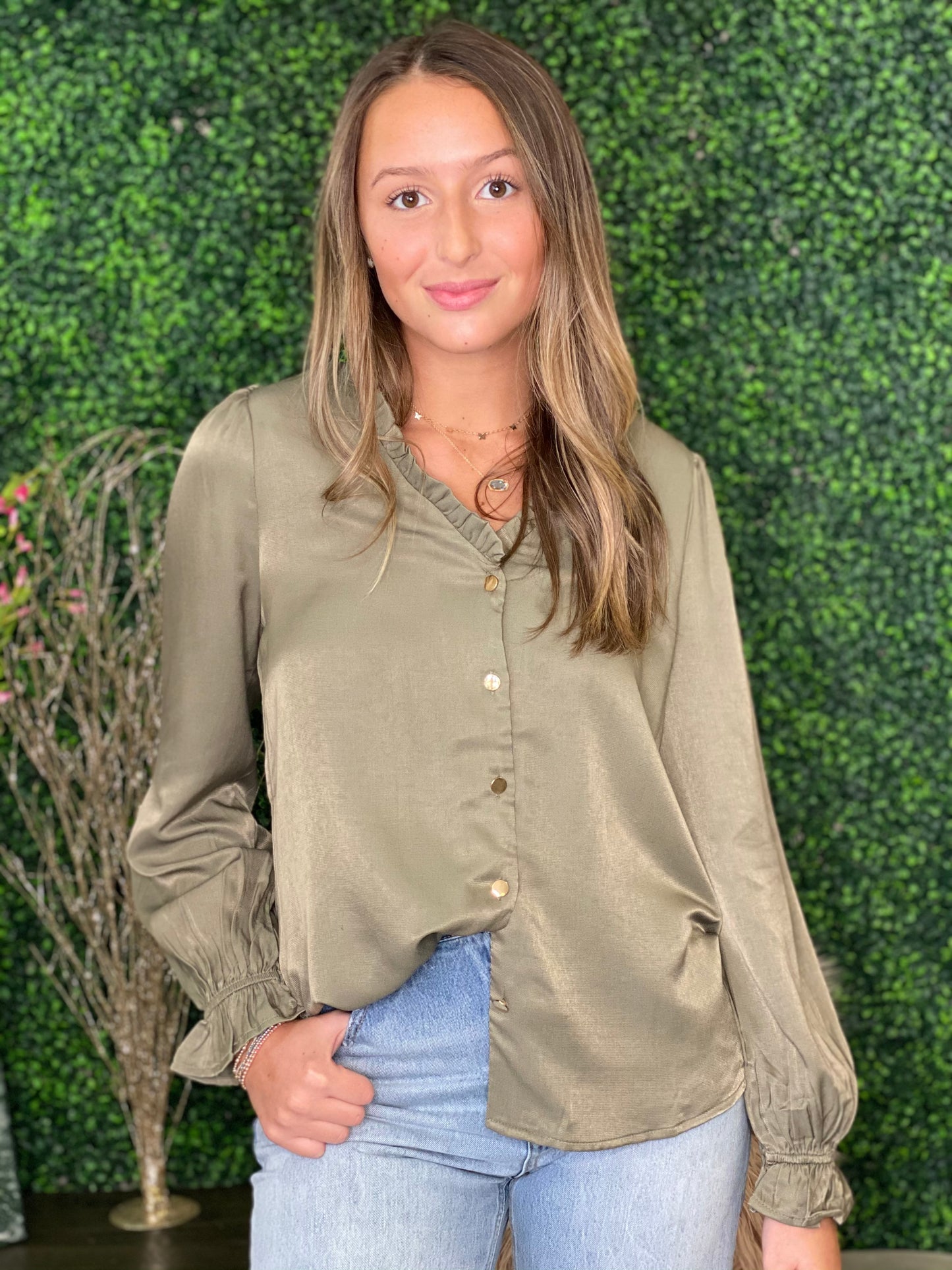 Freida Fancy Button Shirt