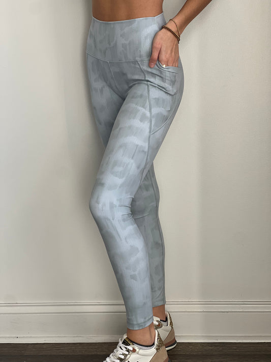Kim Faded Leopard Print Leggings