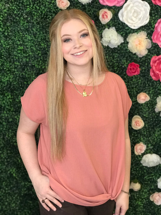 Nia Lush Woven Tee (multiple colors)