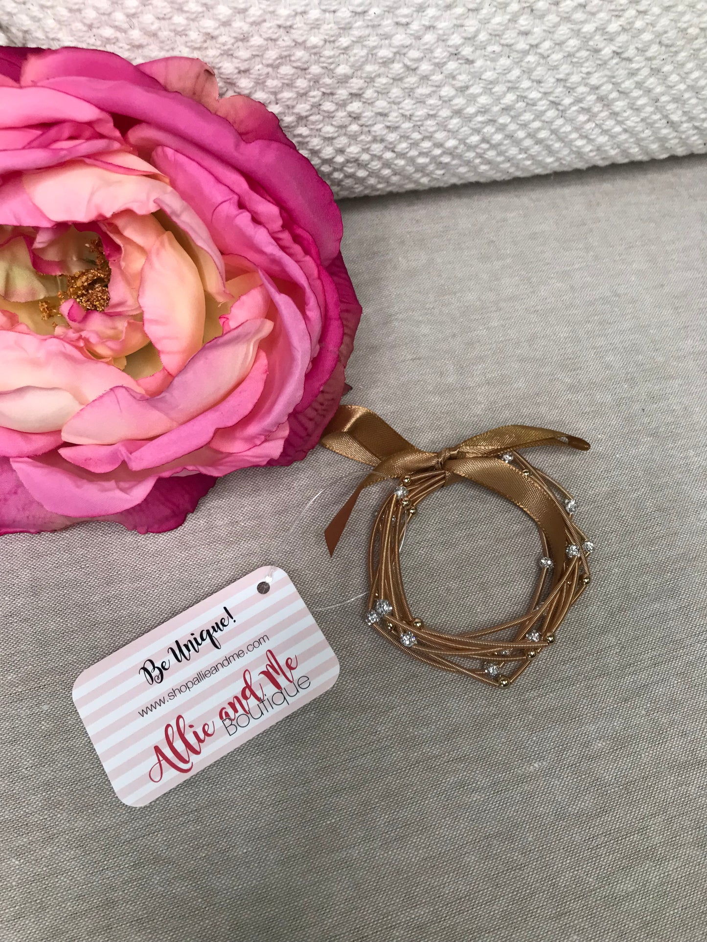 Gina Gold and Silver Ball Bracelet Set