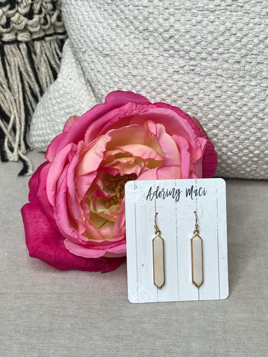 Stella Stone Bar Earrings