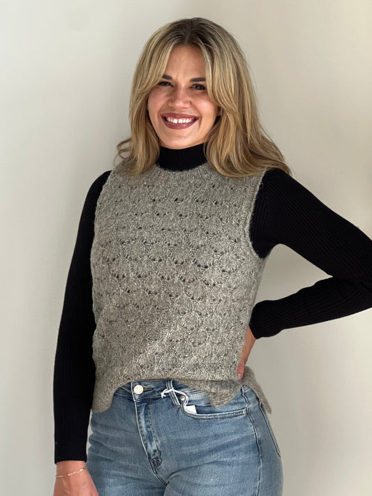 Sydney Jacquard Sweater Vest