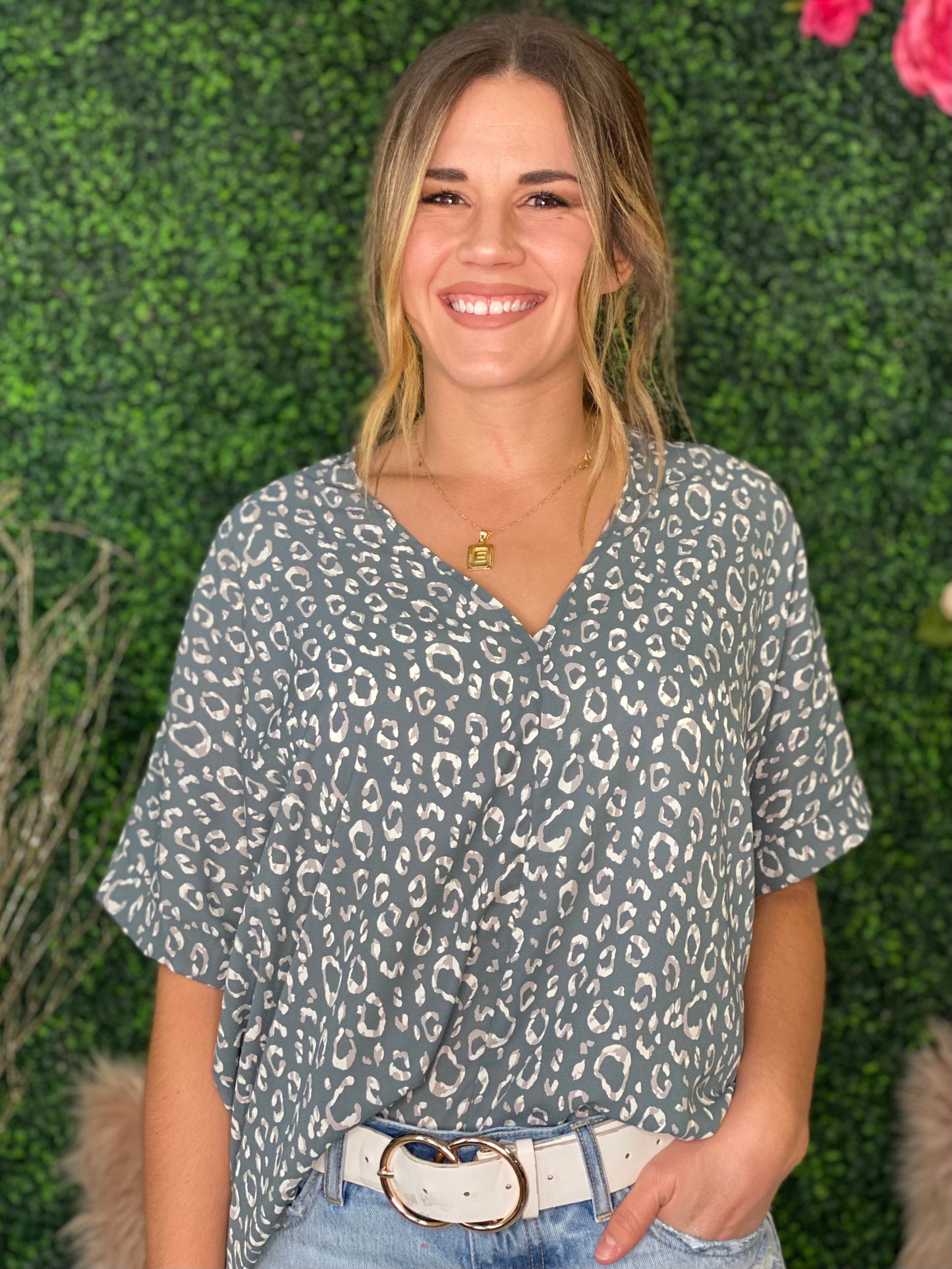 Holli Relaxed Leopard Blouse