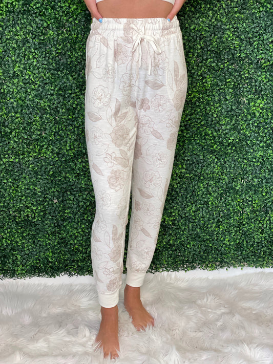 Candice Comfy Floral Jogger