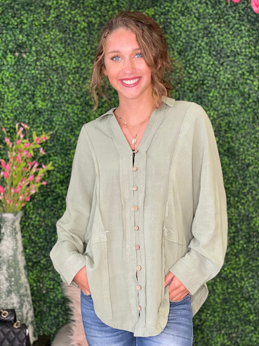 Blane Button Down Top