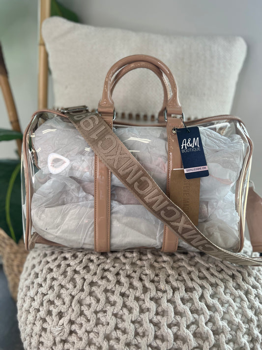 BDaylin Clear/Nude Weekender Duffle