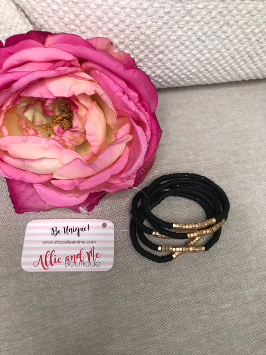 Rita Rubber Set of Five Bracelets