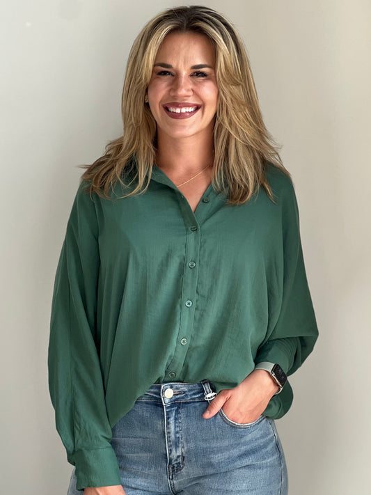 Shasta Dolman Sleeve Button Up