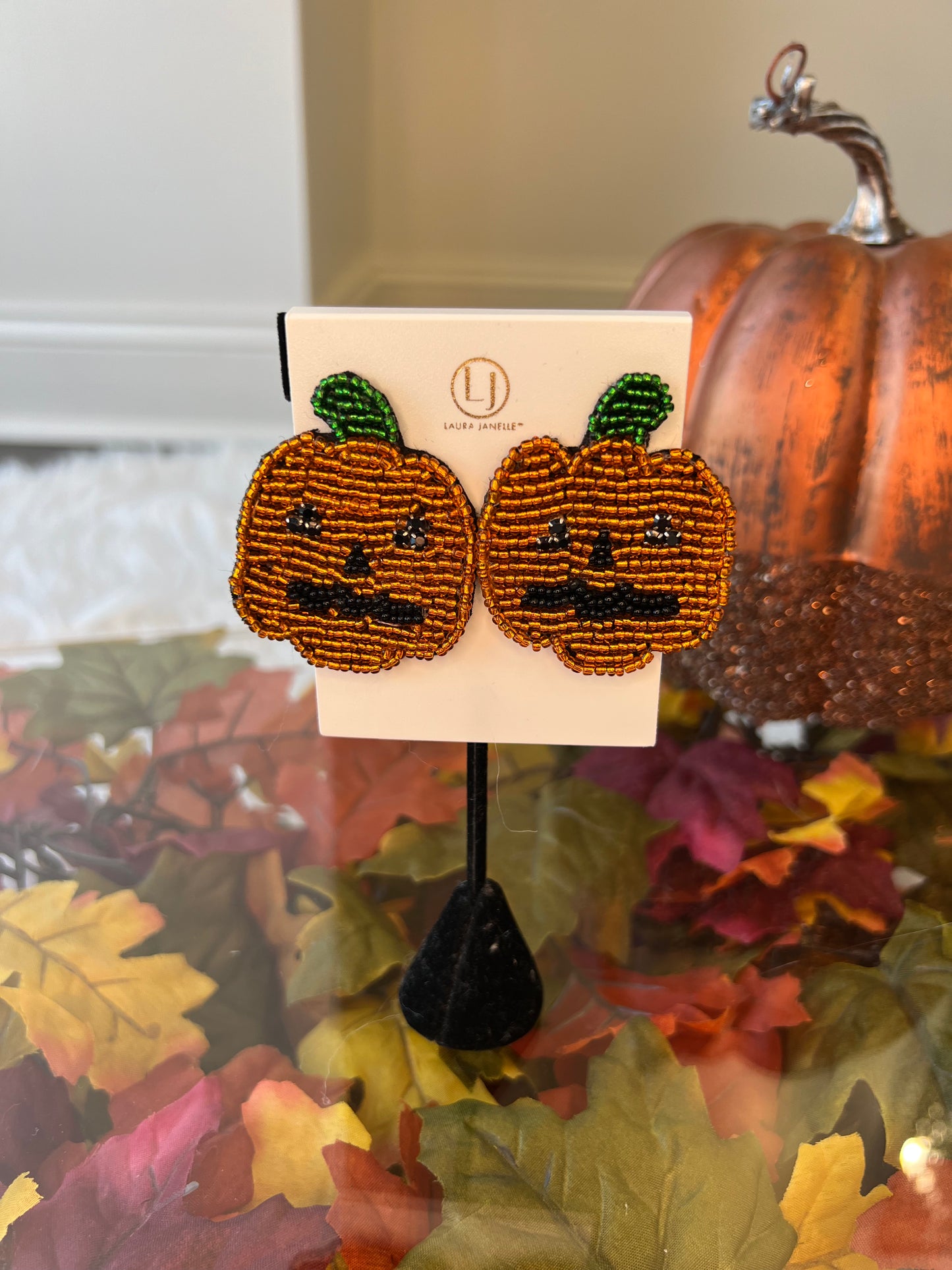 Halloween Pumpkin Earrings