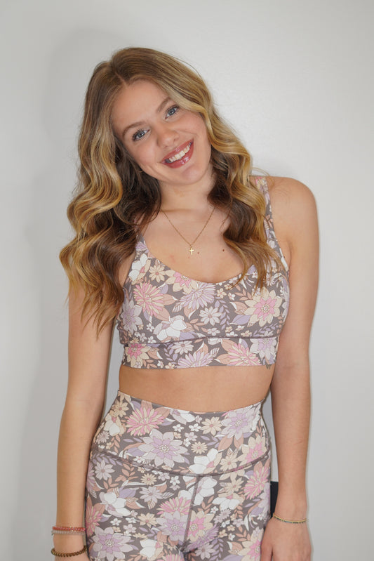 Belle Freestyle Floral Bra