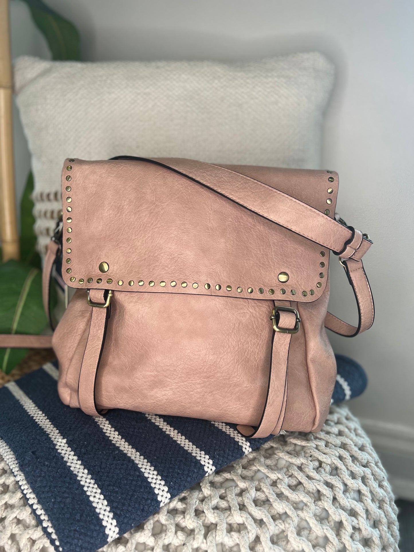 Indigo Rose Petal Carry Bag