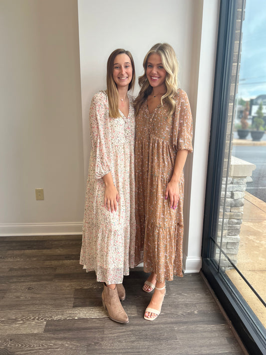 Lauren Floral Midi Dress
