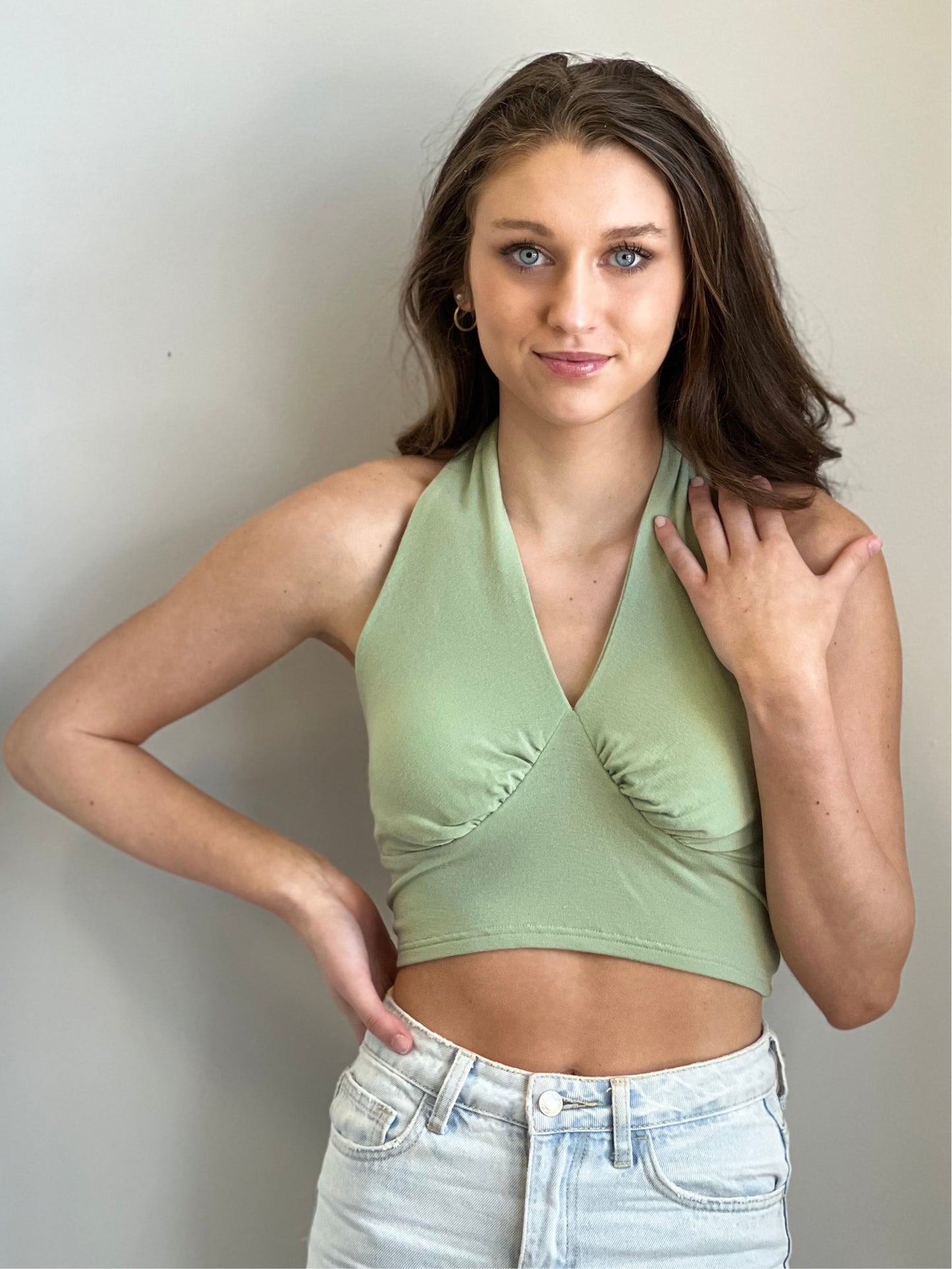 Hilary Halter Crop Top