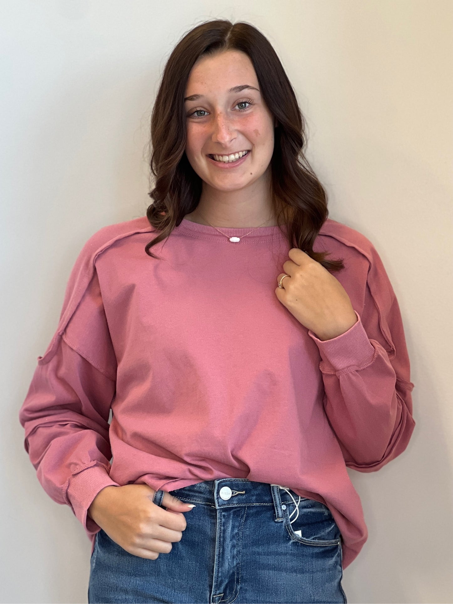 Amber Balloon Sleeve Top
