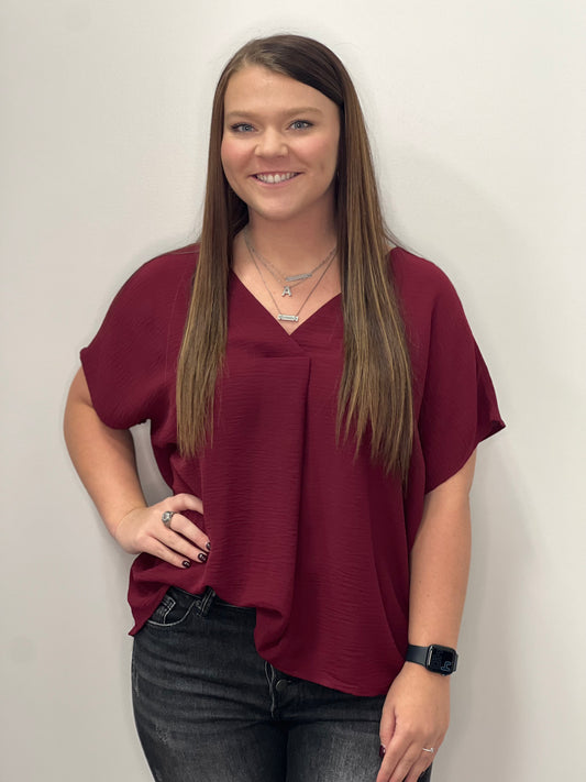 Stephanie Short Sleeve Blouse