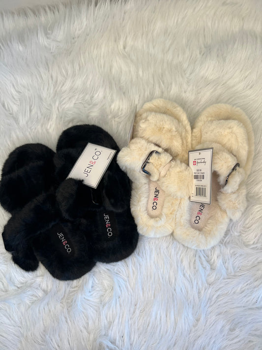 Fran Puffy Slippers with Buckle