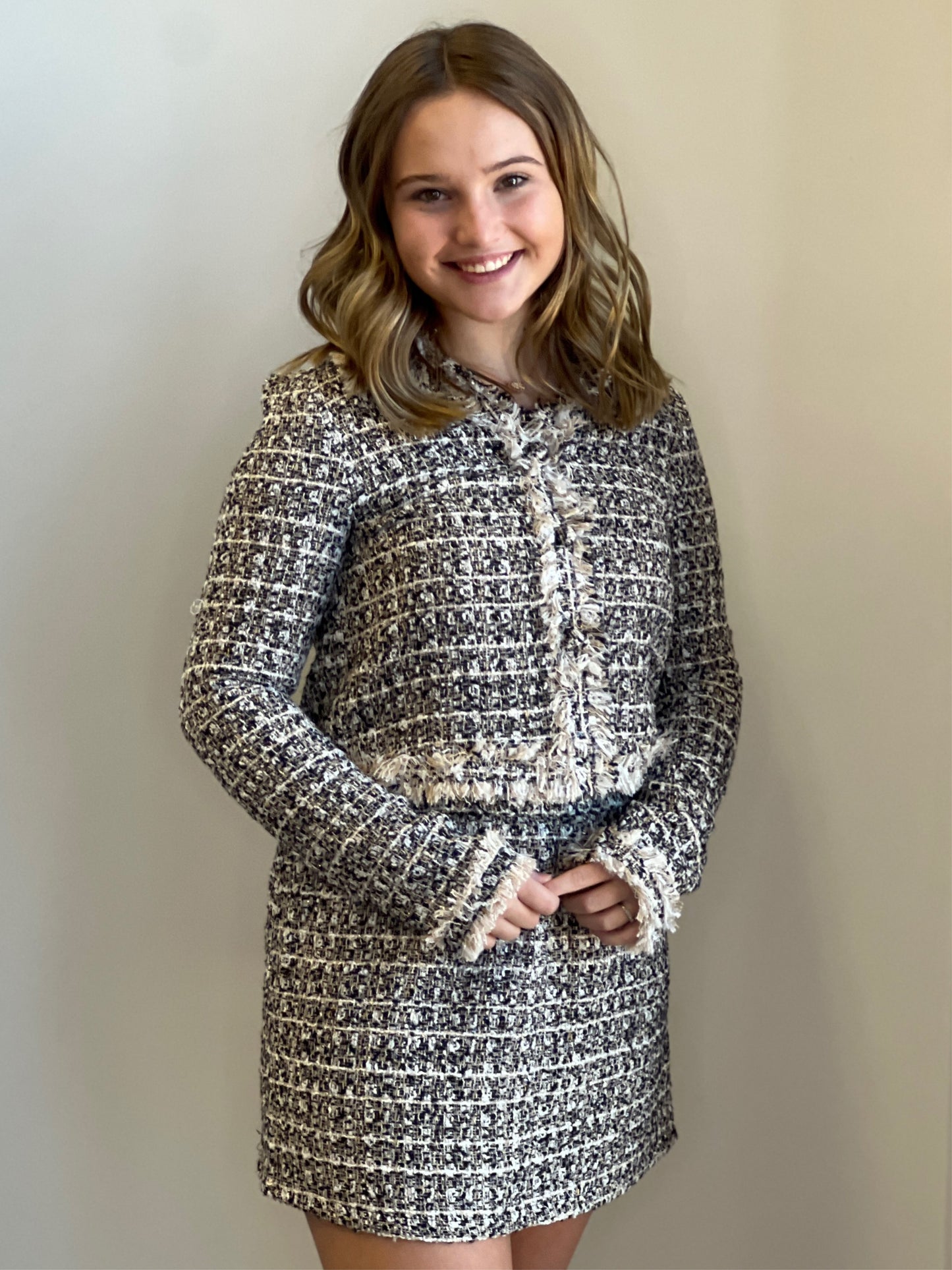 London Navy Tweed Jacket