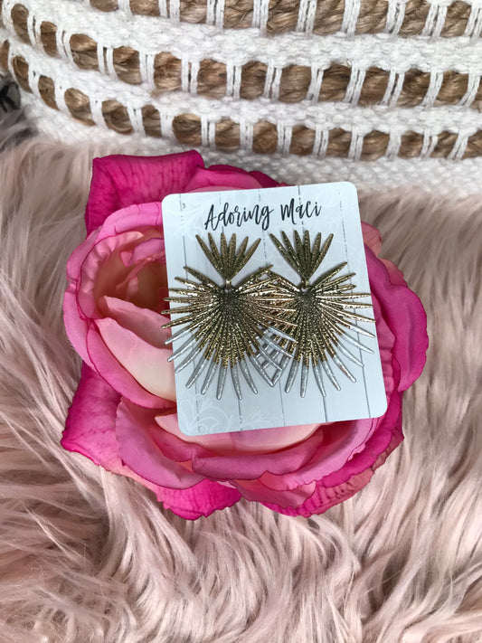 Demi Sunburst Stud Earrings