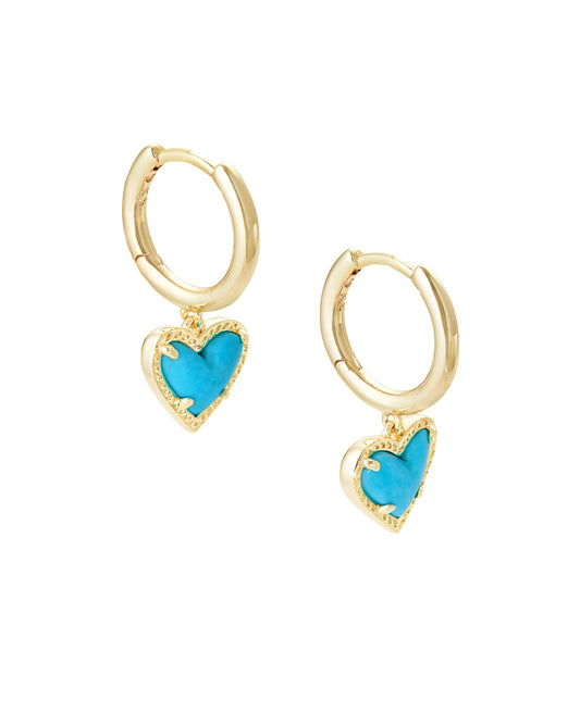 Kendra Scott Ari Heart Huggie Earring