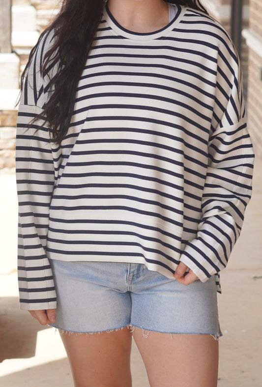 Spanx Airessentials Crewneck Long Sleeve Top