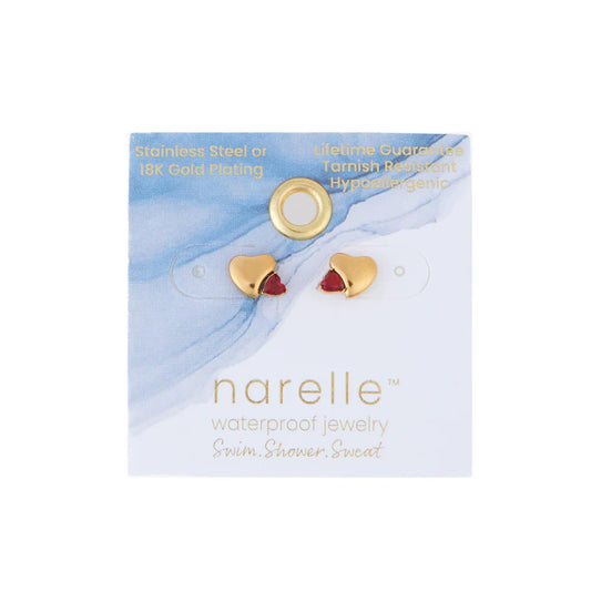 Heart Stud Earrings