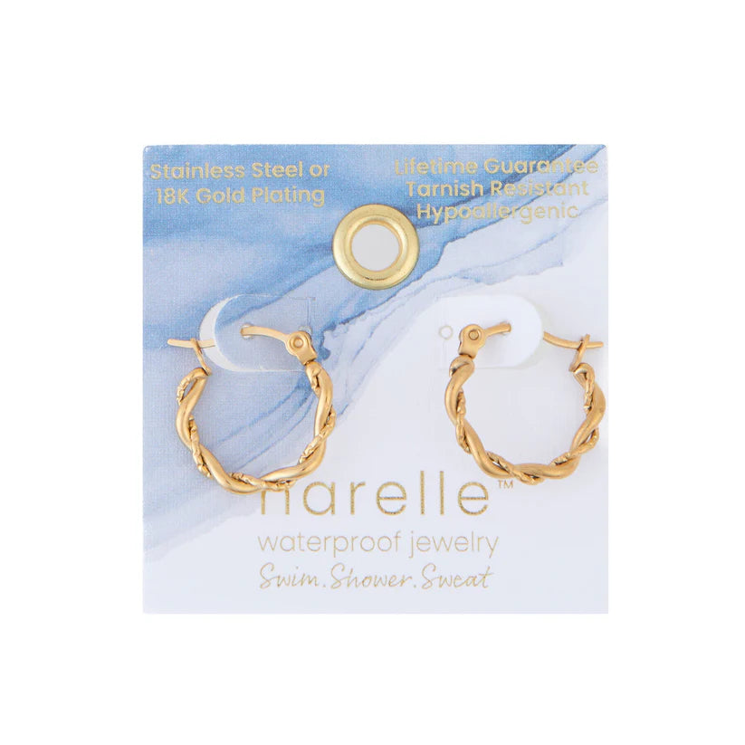 Twisted Hoop Earrings