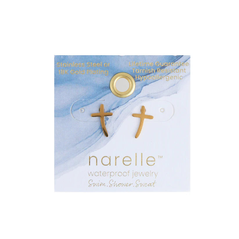 Cross Stud Earrings