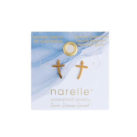Cross Stud Earrings