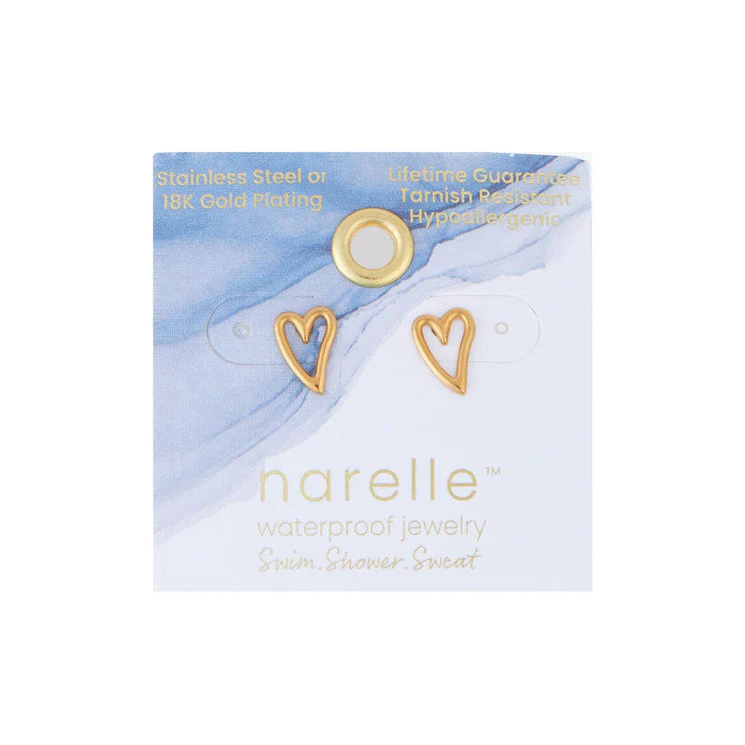 Heart Stud Earrings