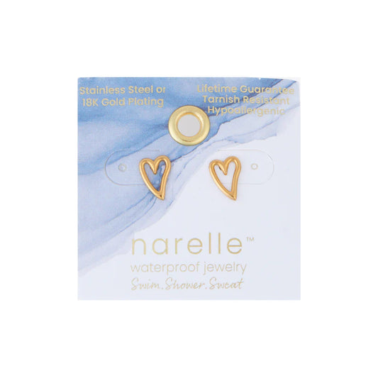 Heart Stud Earrings