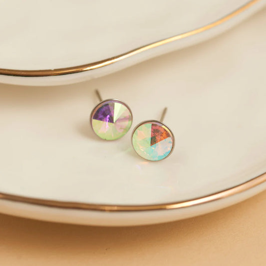 Rivoli Crystal Stud Earrings