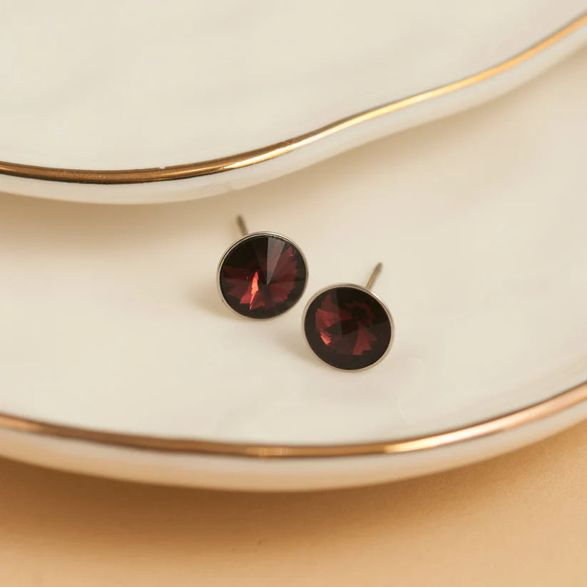 Rivoli Crystal Stud Earrings