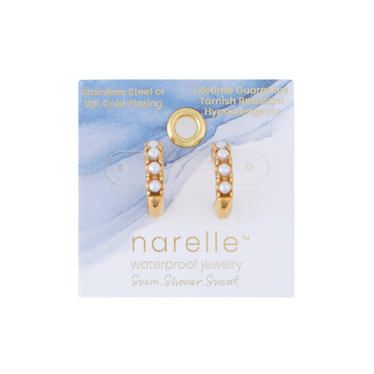 Pearl Hoop Earrings
