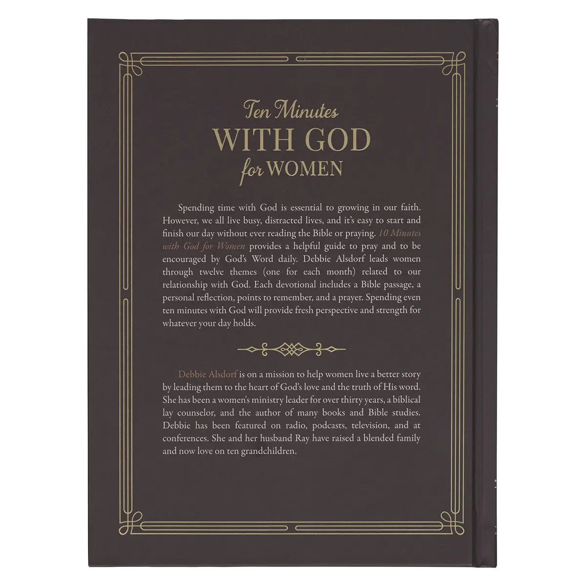 Minimalistic home cover design, Gold-foiled title, Hardcover,  Two-color interior, Satin ribbon marker, 392 gilt-edged pages, 365 devotions