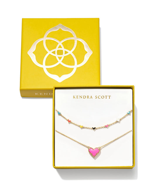 Kendra Scott Ari Haven Heart Necklace Gift Set