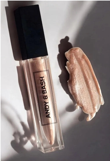 Rose Gold Lighted Wand Lipgloss With Mirror