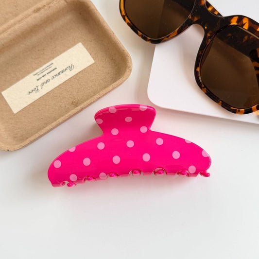 Polka Dot Hair Clips