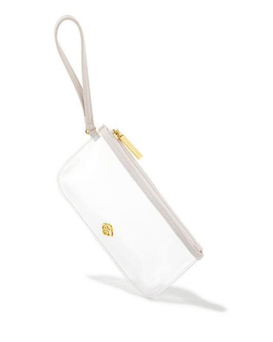 Let’s be clear—you'll need the Clear Wristlet for every game day, concert, and more. A compact zippered pouch with a durable wrist strap, this wristlet is the dependable and stylish necessity to stash your phone, keys, or wallet.