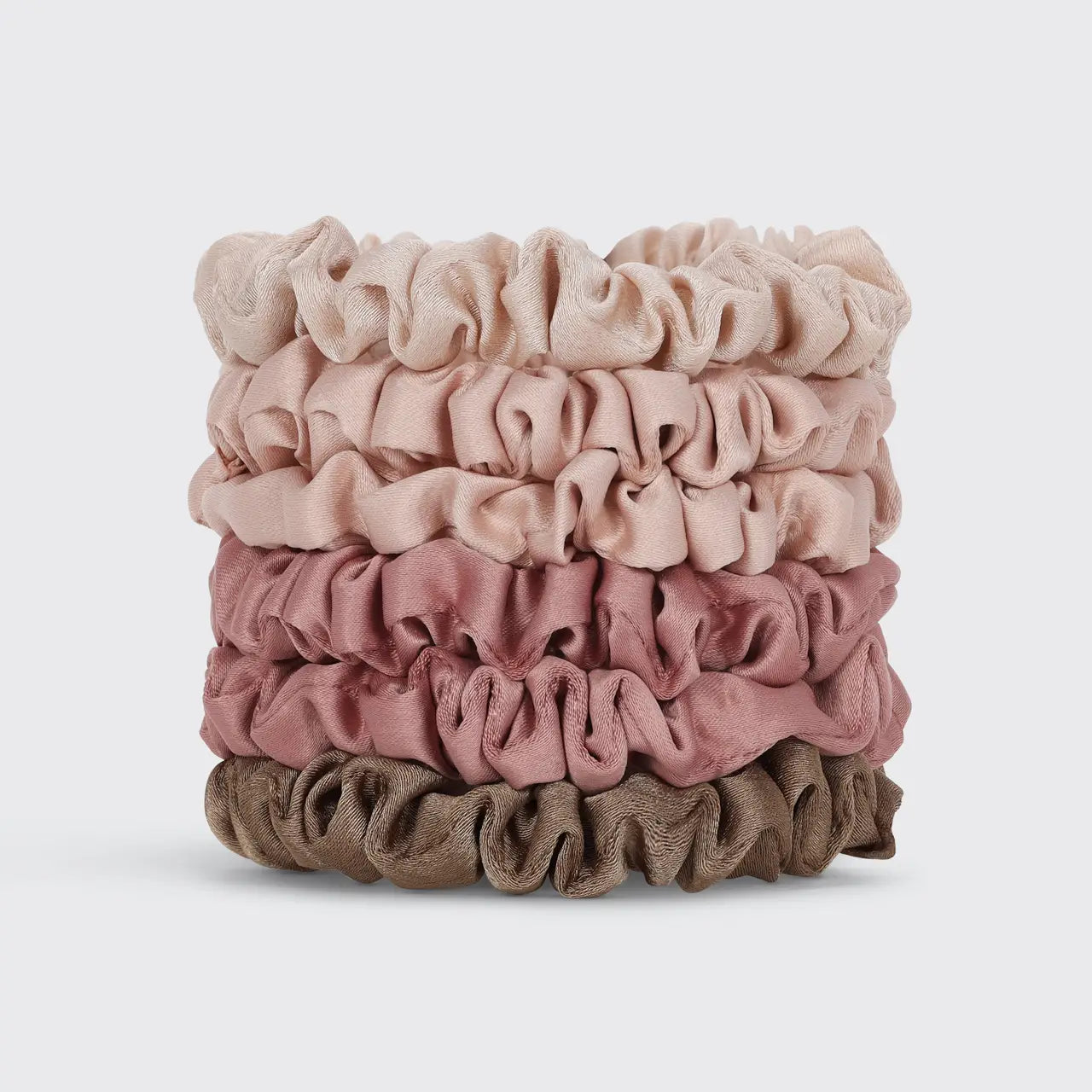nude colored scrunchies