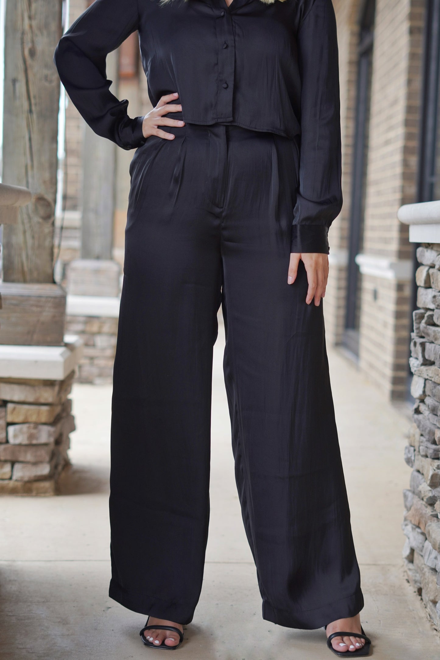 Lisse Wide Leg Pant