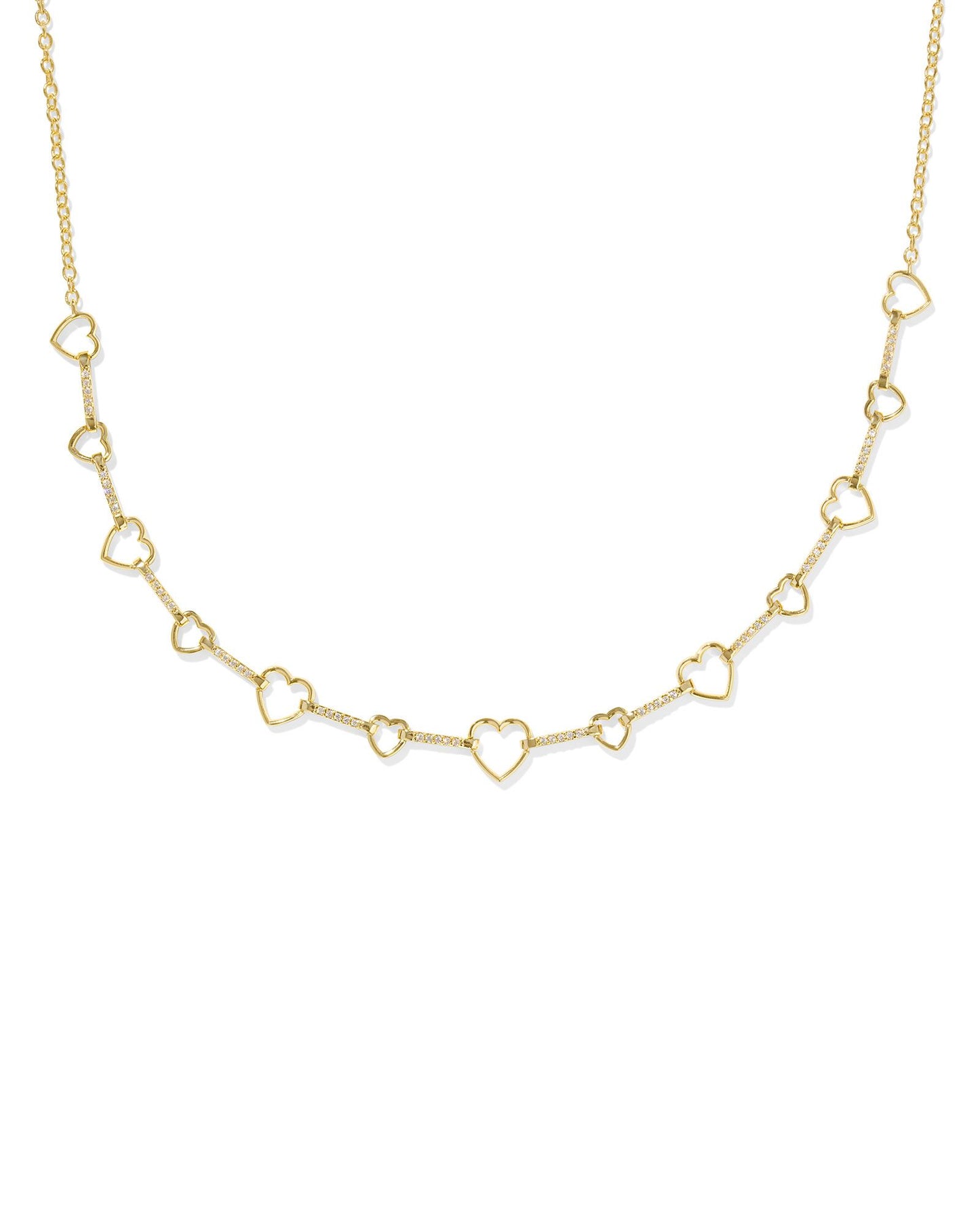 Kendra Scott Haisley Heart Strand Necklace