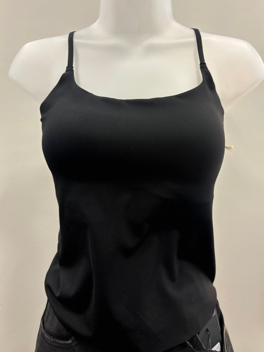 Padded Black Back Lace Cami
