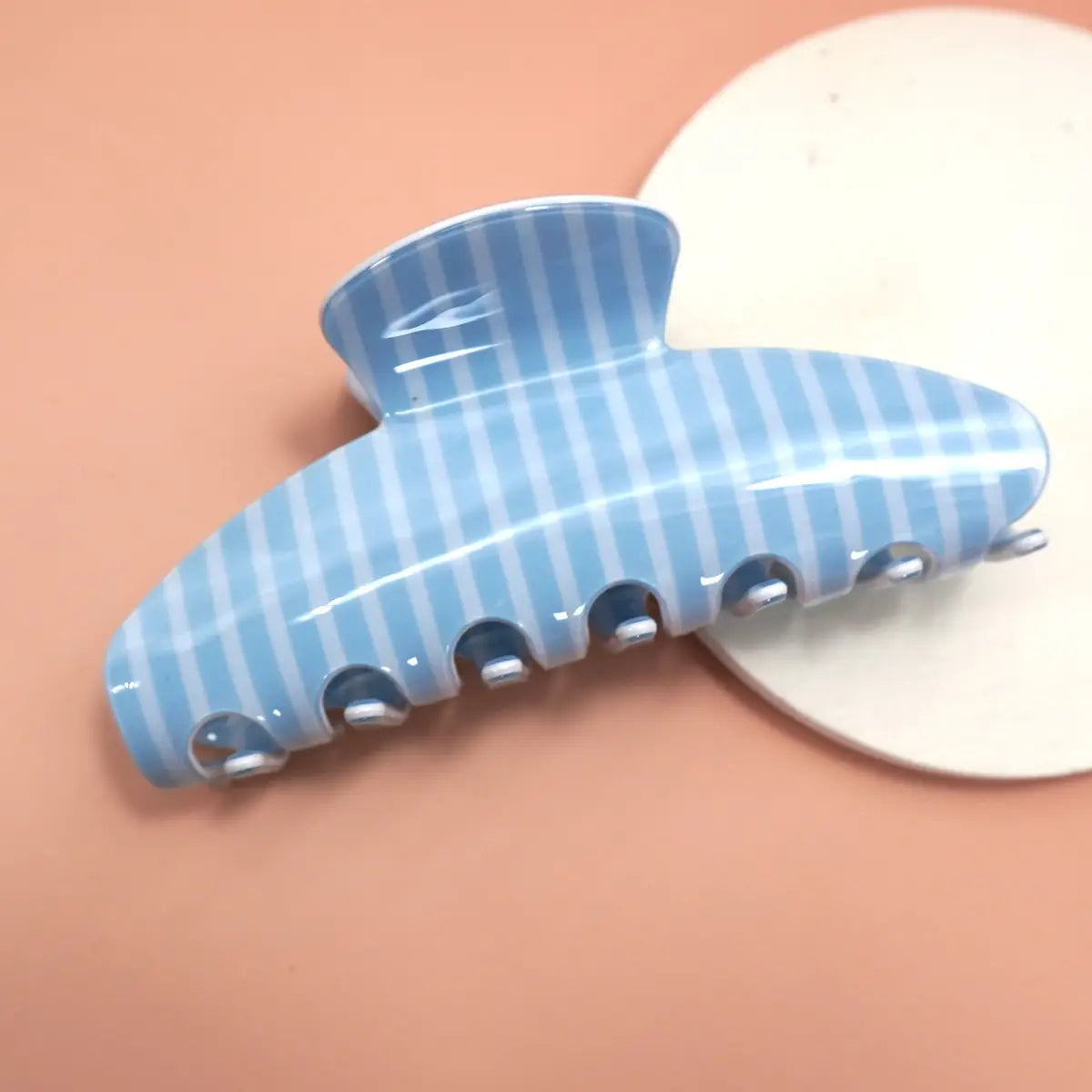 Striped Hair Clips