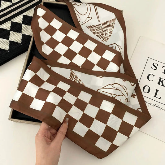 Retro Multi-Functional Ribbon Scarf