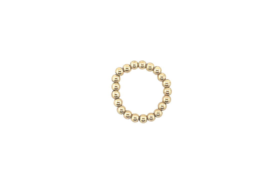 Gold Filled Beaded Ring MATERIALS: 14KG FILLED OR STERLING SILVER MADE WITH LOVE:)